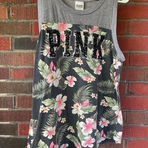 Pink by VS tank top. Size Large